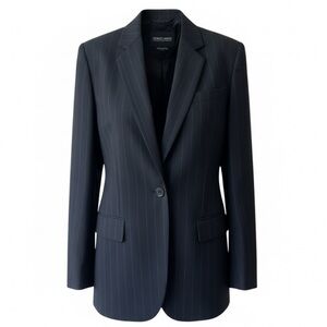 GIORGIO ARMANI pinstripe blazer Office Siren Corpcore Boardroom Chic size 42